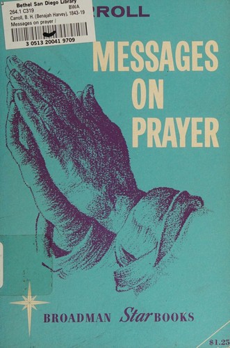 Cover for Messages On Prayer