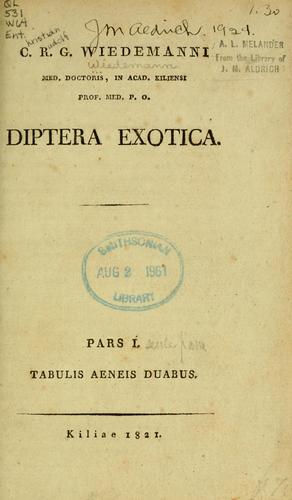 Cover for Diptera exotica