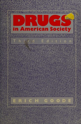 Cover for Drugs in American society