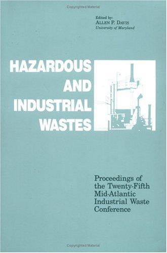 Cover for Hazardous and Industrial Waste Proceedings, 25th Mid-Atlantic Conference