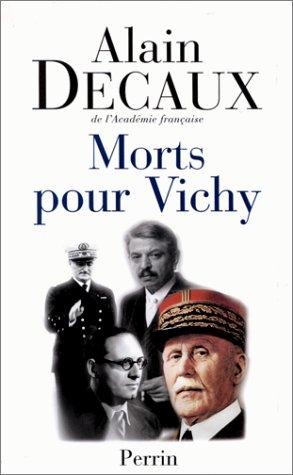 Cover for Morts pour Vichy