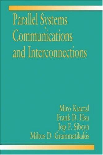 Cover for Parallel System Interconnections and Communications