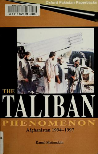 Cover for The Taliban phenomenon
