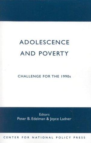 Cover for Adolescence and Poverty
