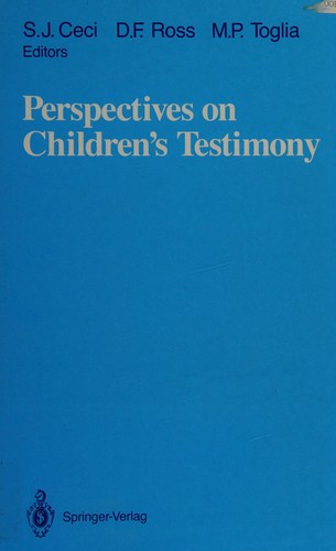 Cover for Perspectives on children's testimony