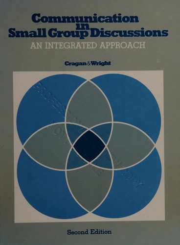 Cover for Communication in Small Group Discussions