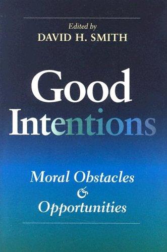 Cover for Good intentions