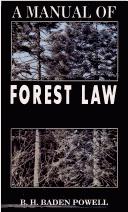 Cover for A Manual of Forest Law