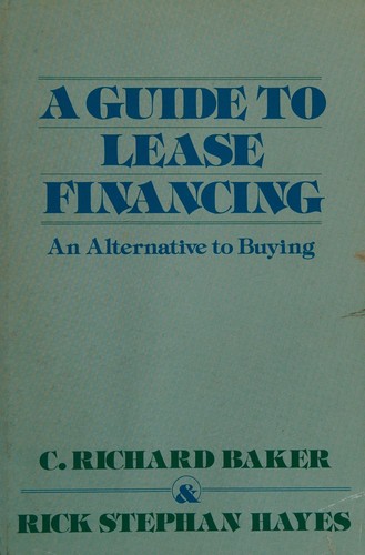 Cover for Lease financing, a practical guide