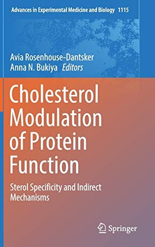 Cover for Cholesterol Modulation of Protein Function