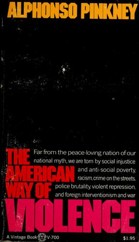 Cover for The American way of violence.
