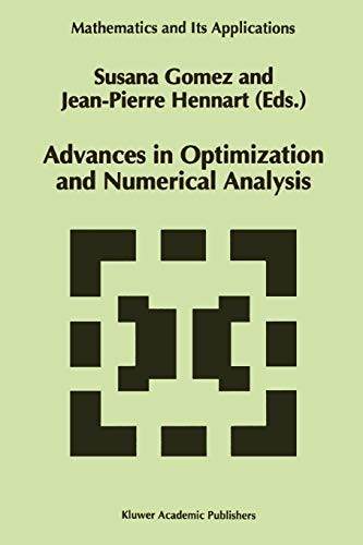 Cover for Advances in Optimization and Numerical Analysis