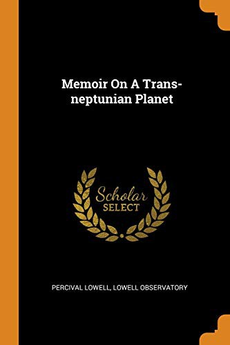 Cover for Memoir On A Trans-neptunian Planet