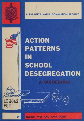 Cover for Action patterns in school desegregation