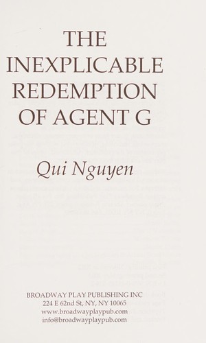 Cover for The inexplicable redemption of Agent G