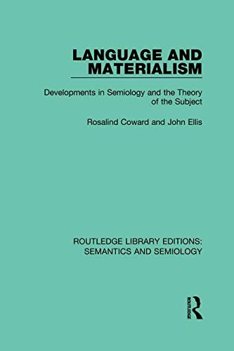 Cover for Language and Materialism