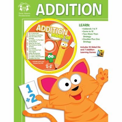 Cover for Addition With CD Audio
            
                Twin Sisters Productions Growing Minds with Music Paperback