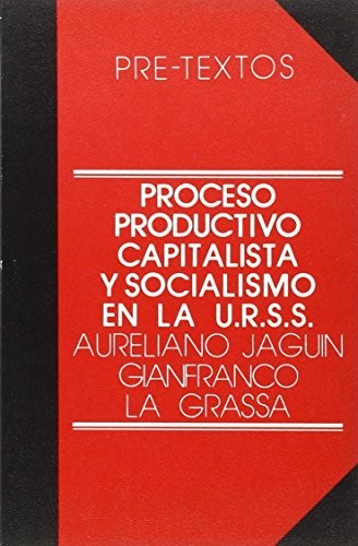 Cover for Proceso productivo capitalista y socialismo en la U.R.S.S.