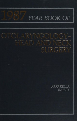 Cover for The Year Book of Otolaryngology, 1987