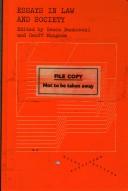 Cover for Essays in law and society