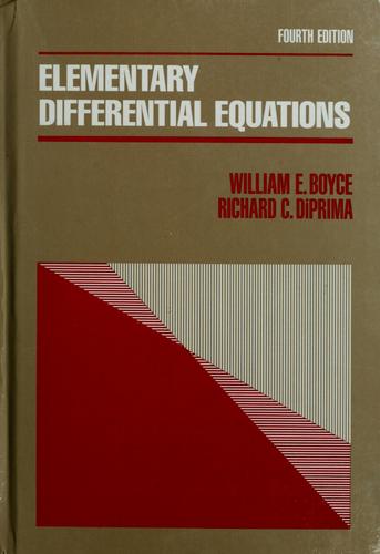 Cover for Elementary differential equations