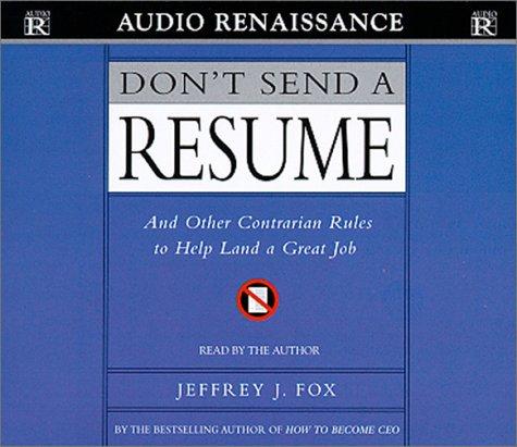 Cover for Don't Send a Resume