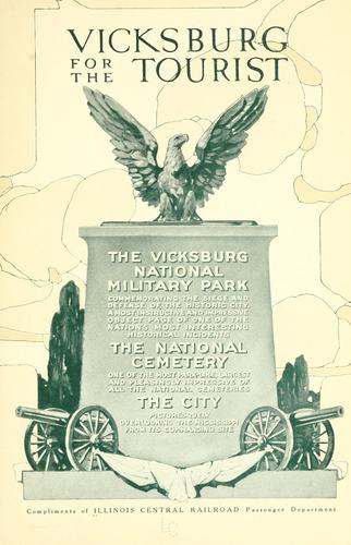 Cover for Vicksburg for the tourist.
