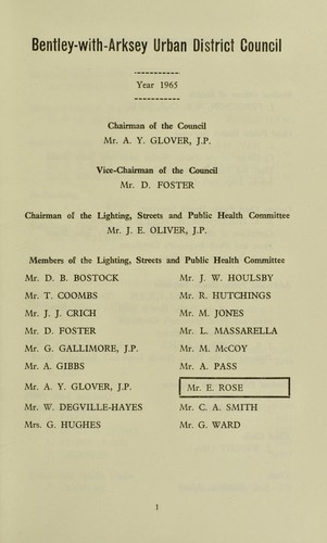 Cover for [Report 1965]