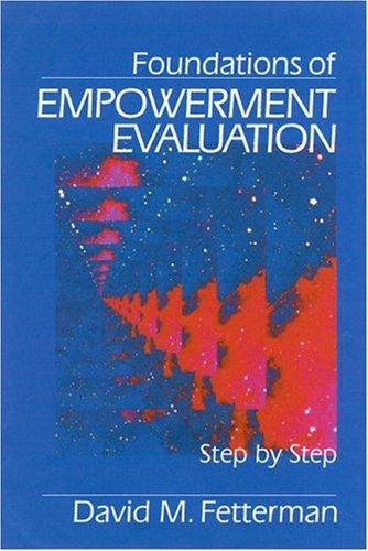 Cover for Foundations of empowerment evaluation