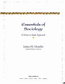 Cover for Essentials of sociology