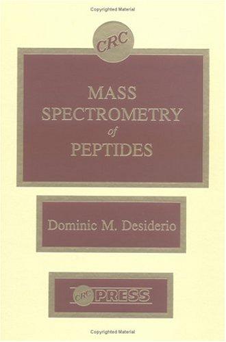 Cover for Mass spectrometry of peptides