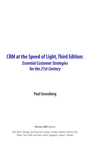 Cover for CRM at the Speed of Light