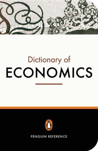 Cover for The Penguin dictionary of economics