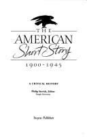 Cover for The American Short Story, 1900-1945