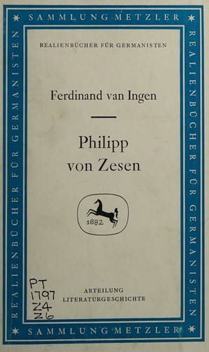 Cover for Philipp von Zesen
