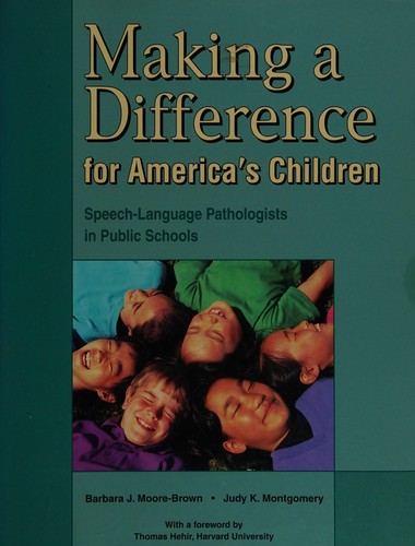 Cover for Making a difference for America's children