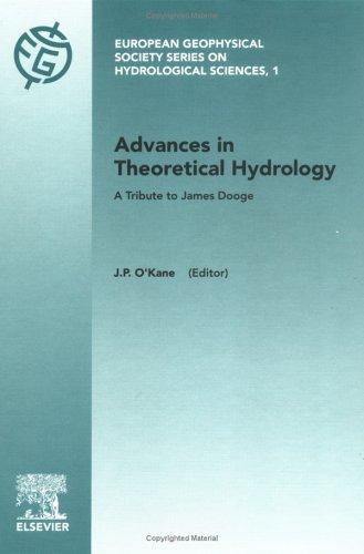 Cover for Advances in theoretical hydrology