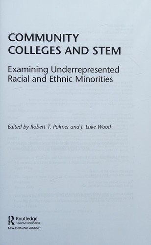 Cover for Community Colleges and STEM