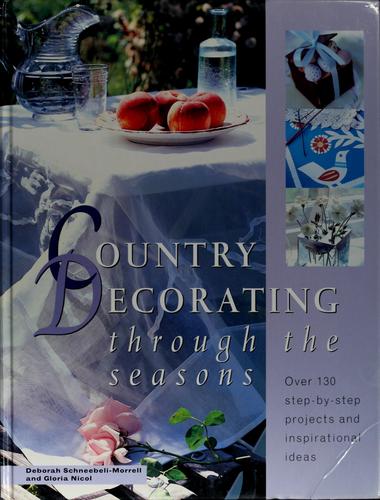 Cover for Country decorating through the seasons