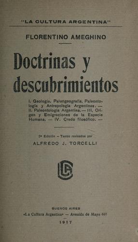 Cover for Doctrinas y descubrimientos
