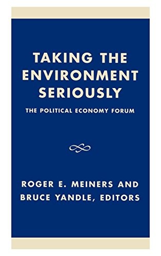 Cover for Taking the environment seriously
