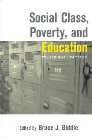 Cover for Social Class, Poverty and Education