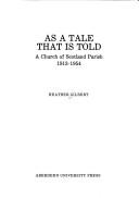 Cover for As a tale that is told