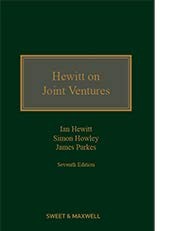 Cover for Hewitt on Joint Ventures