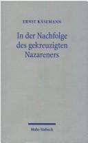 Cover for In der Nachfolge des gekreuzigten Nazareners