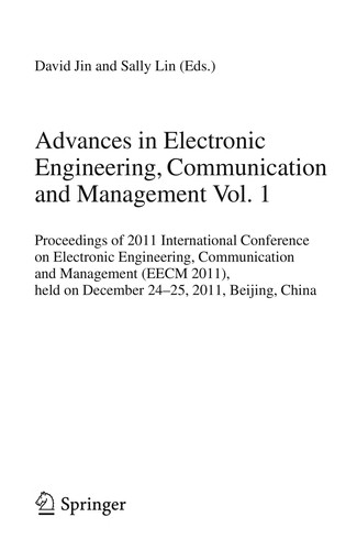 Cover for Advances in Electronic Engineering, Communication and Management Vol.1