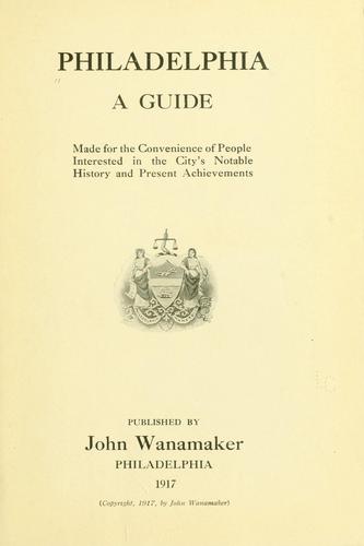 Cover for Philadelphia