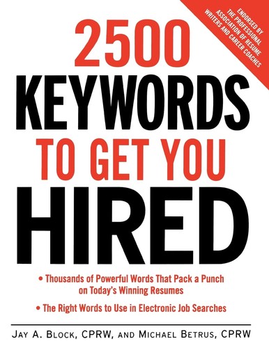 Cover for 2500 Keywords to Get You Hired
