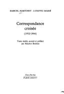 Cover for Correspondance croiseé