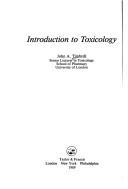 Cover for INTRO TO TOXICOLOGY CL - SEE